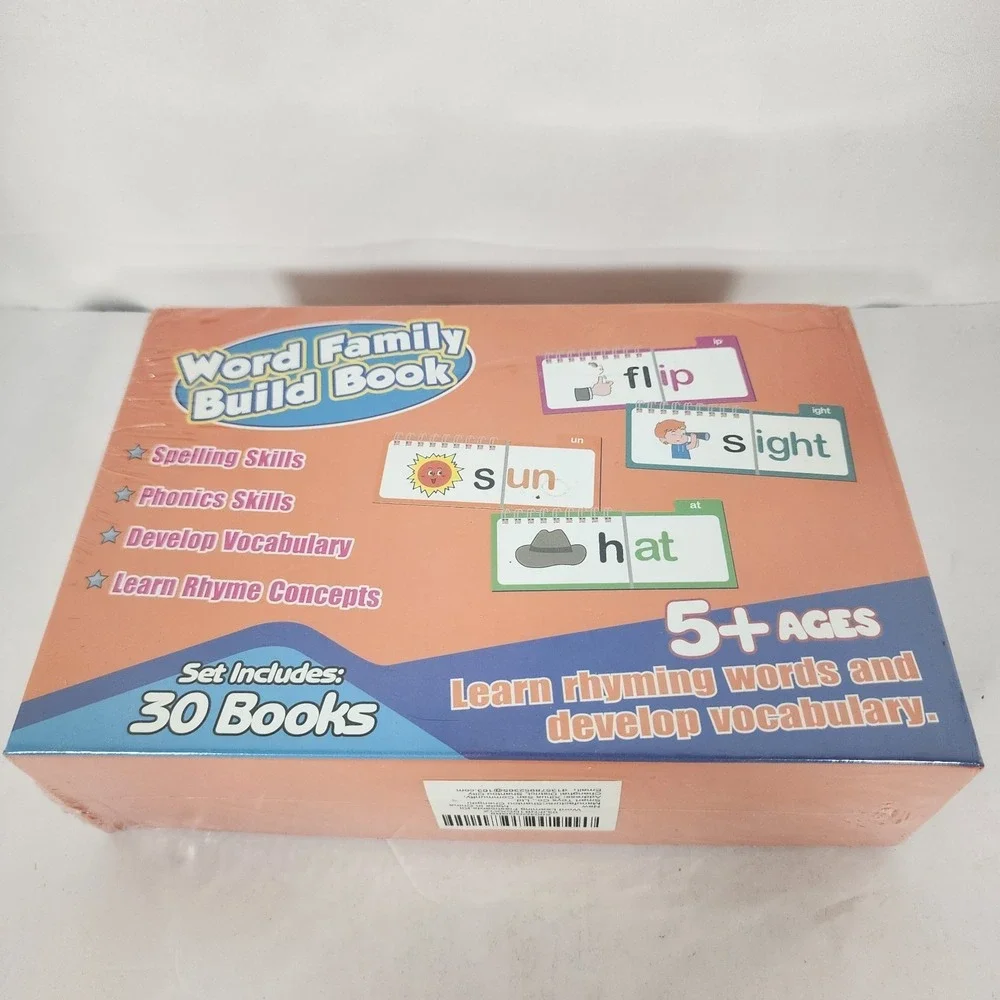 Word Family Build Book Phonics‎ Learning Set 30 Books Sealed Ages 5+